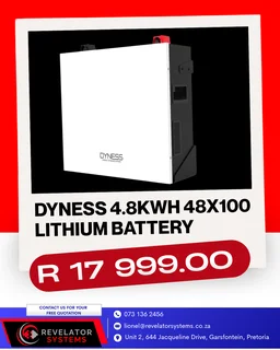 Dyness 4.8kwh 48x100 Lithium Battery
