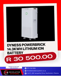 Dyness 14.3KWH PowerBrick Lithium Battery - Limited stock