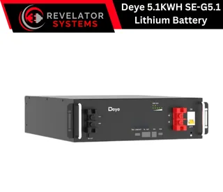 Deye SE-G5.1 5.12kwh Rack Mount Lithium Battery - 5 Years Warranty