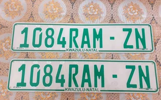 Number plate for sale