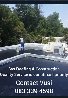 ROOF LEAKS? TORCH-ON WATERPROOFING/DAMP PROOFING AND PAINTING SERVICES....Call Vusi 083 339 4598