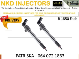 Mazda Cx5 2.2 fully Reconditioned Diesel Injectors And Tested For Quality