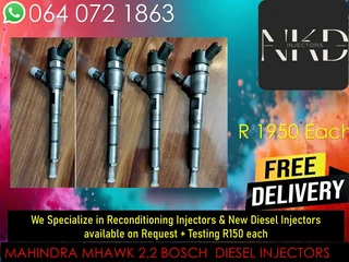 Mahindra Mhawk 2,2 Diesel Injectors For Sale
