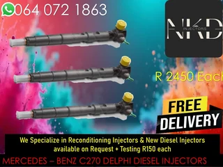 Mercedes C270 Diesel Injectors For Sale