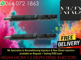 Nissan Micra 1.5 Diesel Injectors For Sale
