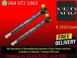 Hyundai H1 Delphi Diesel Injectors For Sale