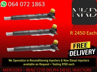 Mercedes C270 Diesel Injectors For Sale