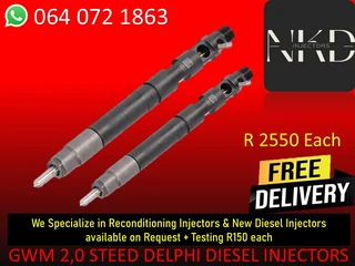 Gwm 2,0 Steed Diesel Injectors For Sale