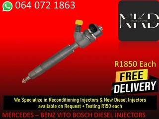 Mercedes Vito Diesel Injectors For Sale