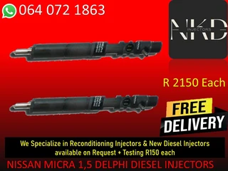Nissan Micra 1,5 Diesel Injectors For Sale
