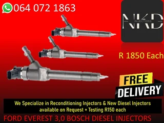 Ford Everest 3,0 Diesel Injectors For Sale