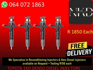 Toyota 2kd Diesel Injectors For Sale