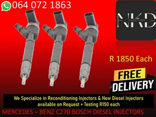 Mercedes C220 Diesel Injectors For Sale