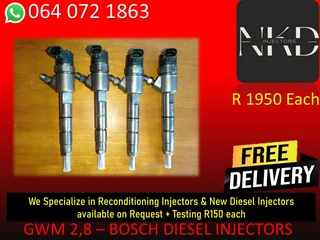 Gwm 2,8 Diesel Injectors For Sale