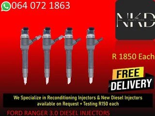 Ford Ranger 3.0 Diesel Injectors For Sale Or To Recon