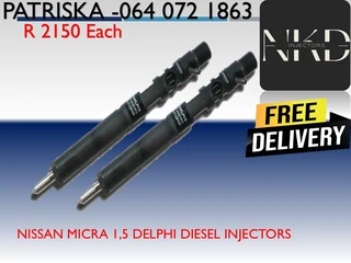 Nissan Micra 1.5 Diesel Injectors For Sale