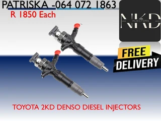 Diesel Injectors For Toyota 1kd & 2kd Injectors For Sale