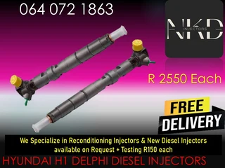 Hyundai H1 Delphi Diesel Injectors For Sale