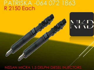 Nissan Micra 1,5 Diesel Injectors For Sale