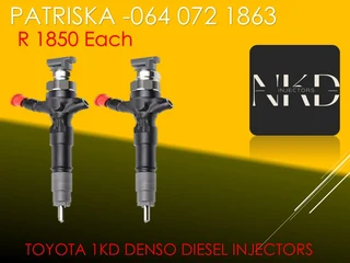 TOYOTA 1KD &amp; 2KD DIESEL INJECTORS FOR SALE