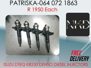 Isuzu  Dteq Kb250 Diesel Injectors For Sale