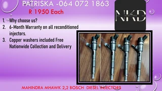 Diesel Injectors For Mahindra Mhawk 2,2 Injectors For Sale