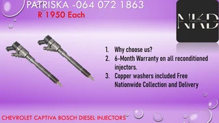 Chevrolet Captiva Diesel Injectors For Sale