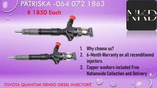 Toyota Quantum Diesel Injectors For Sale
