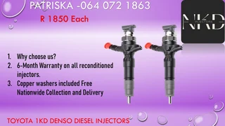 DIESEL INJECTORS FOR TOYOTA 1KD &amp; 2KD INJECTORS FOR SALE