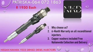 Diesel Injectors For Nissan Navara Yd25 Injectors For Sale