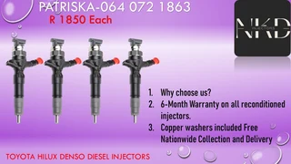 Toyota Hilux Diesel Injectors For Sale