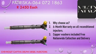 Chevrolet Captiva Delphi Diesel Injectors For Sale
