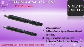 Hyundai Terrcan 2,9 Diesel Injectors For Sale