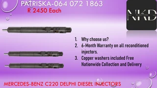 Mercedes C220 Diesel Injectors For Sale