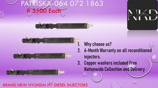 New Hyundai Delphi H1 Diesel Injectors For Sale
