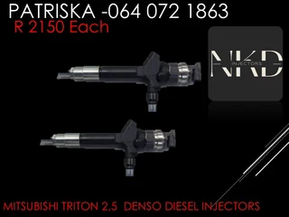Mitsubishi Triton 2,5 Diesel Injectors For Sale