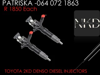 Toyota 2kd Diesel Injectors For Sale