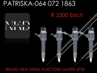 New Mazda Bt50 Diesel Injectors For Sale