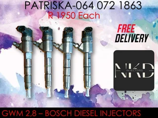 Gwm 2,8 Diesel Injectors For Sale Or To Recon
