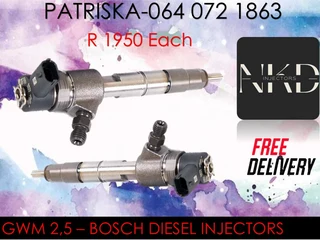 Gwm  2,5 Diesel Injectors For Sale Or To Recon