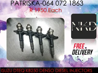 Isuzu Dteq Kb250 Diesel Injectors For Sale Or To Recon