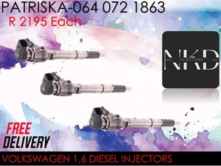 VW AND AUDI 1.6 DIESEL INJECTORS FOR SALE OR TO RECON