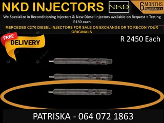 Diesel Injectors For Mercedes C270 For Sale