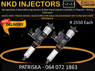 Isuzu 4hk1 Diesel Injectors For Sale