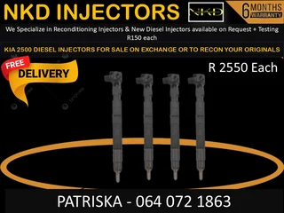 Kia 2500 Diesel Injectors For Sale