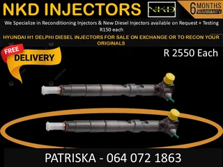 Hyundai H1 Delphi Diesel Injectors For Sale