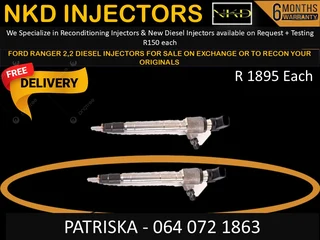 Ford Ranger 2,2 Diesel Injectors For Sale