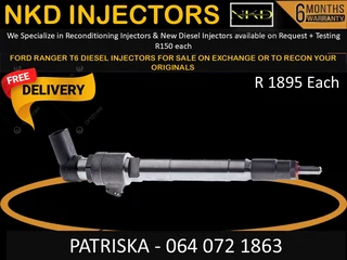 Ford Ranger T6 Diesel Injectors For Sale