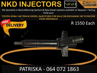 Toyota Dyna 14b Diesel Injectors For Sale