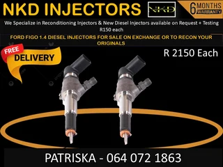 Ford Figo 1.4 Diesel Injectors For Sale